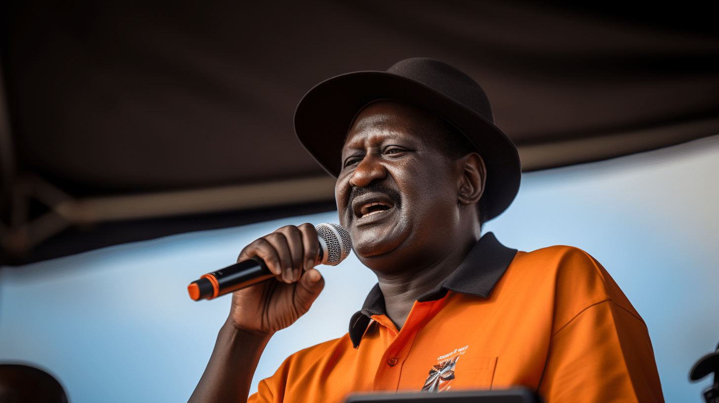 fall out during odm party elections addressed by odm party leader raila odinga