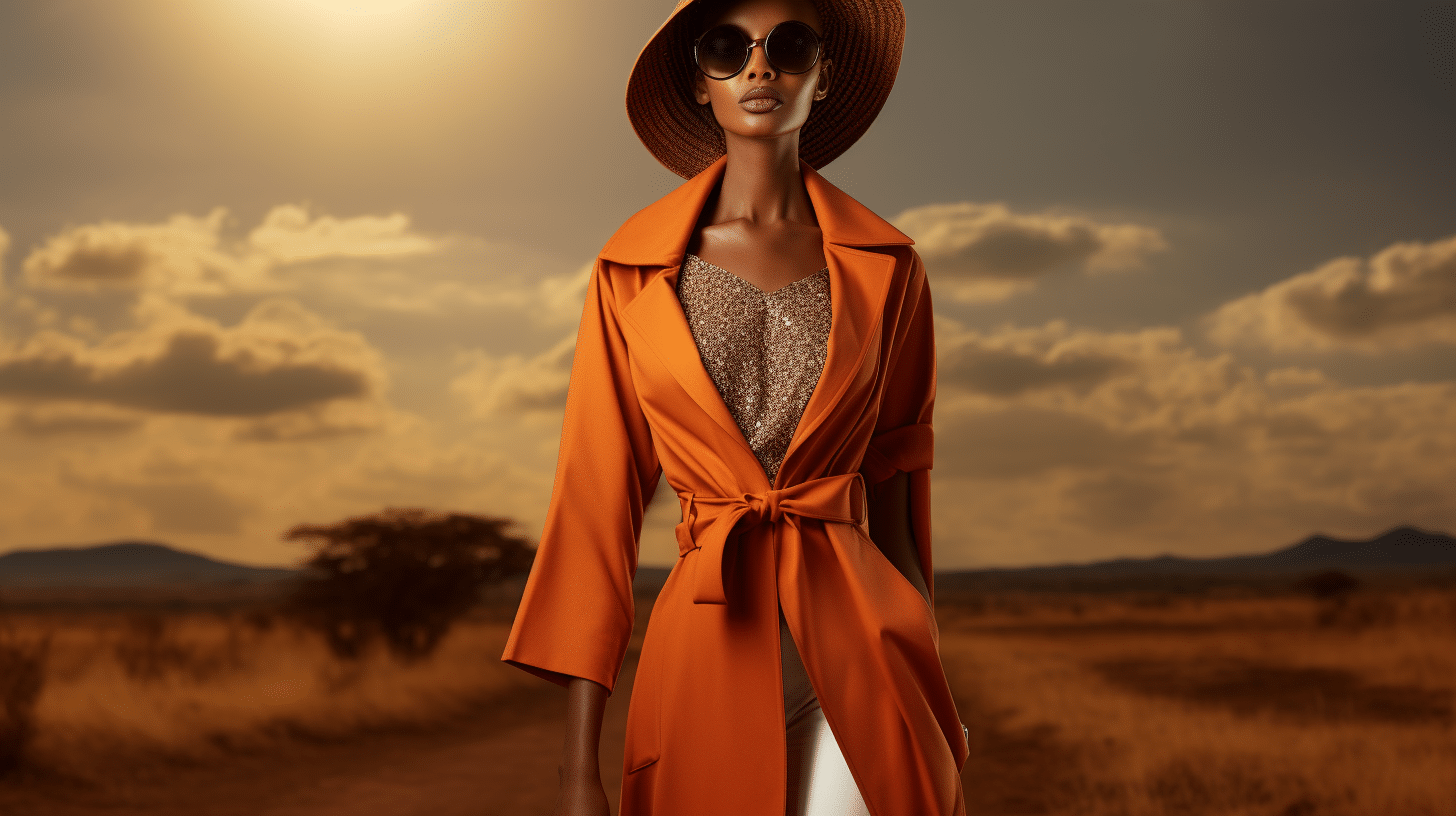 how to rock your trench coat in warm weather in kenya 1