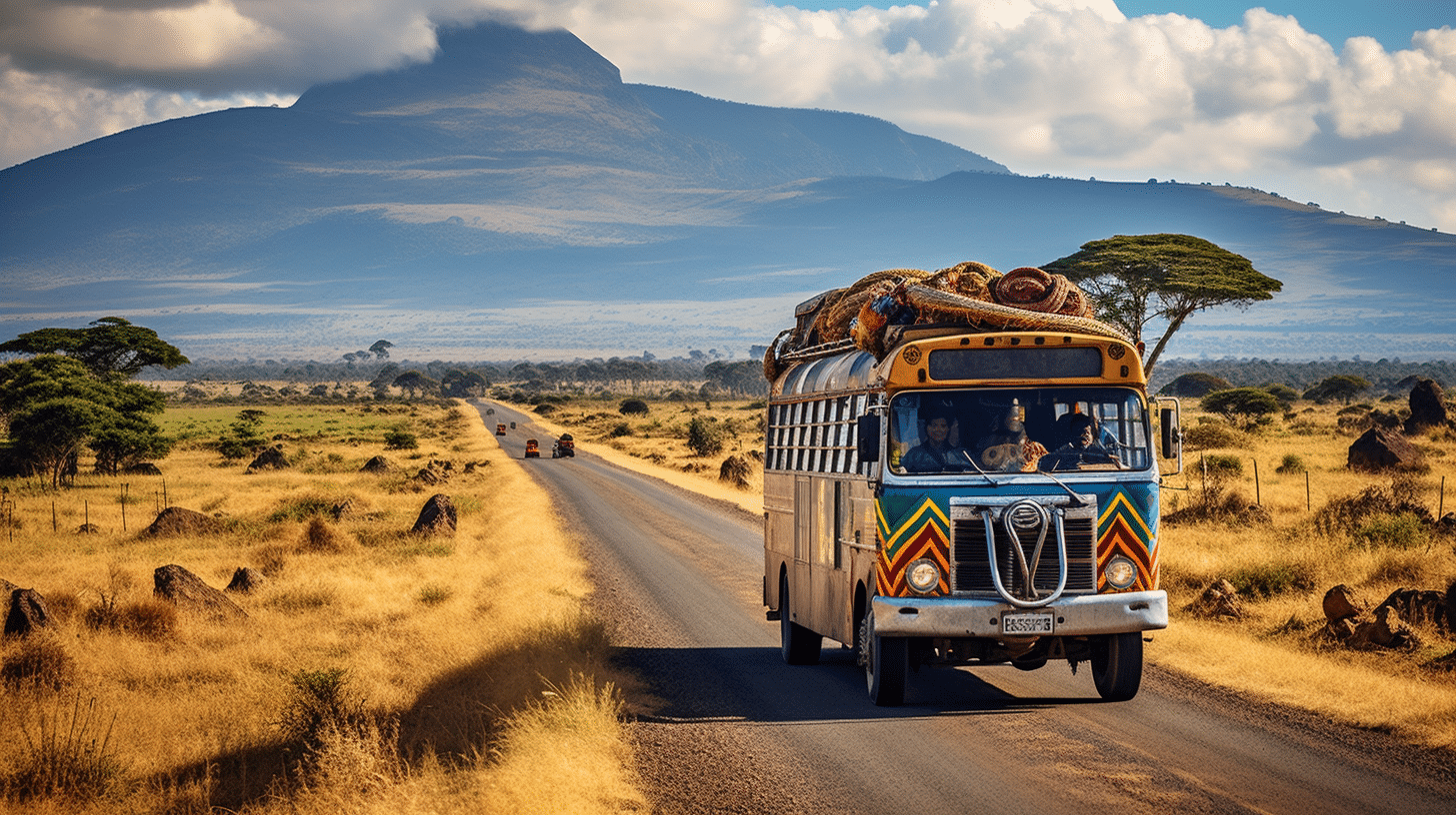 matatus and the route to use while travelling from nairobi city to meru town in kenya 1